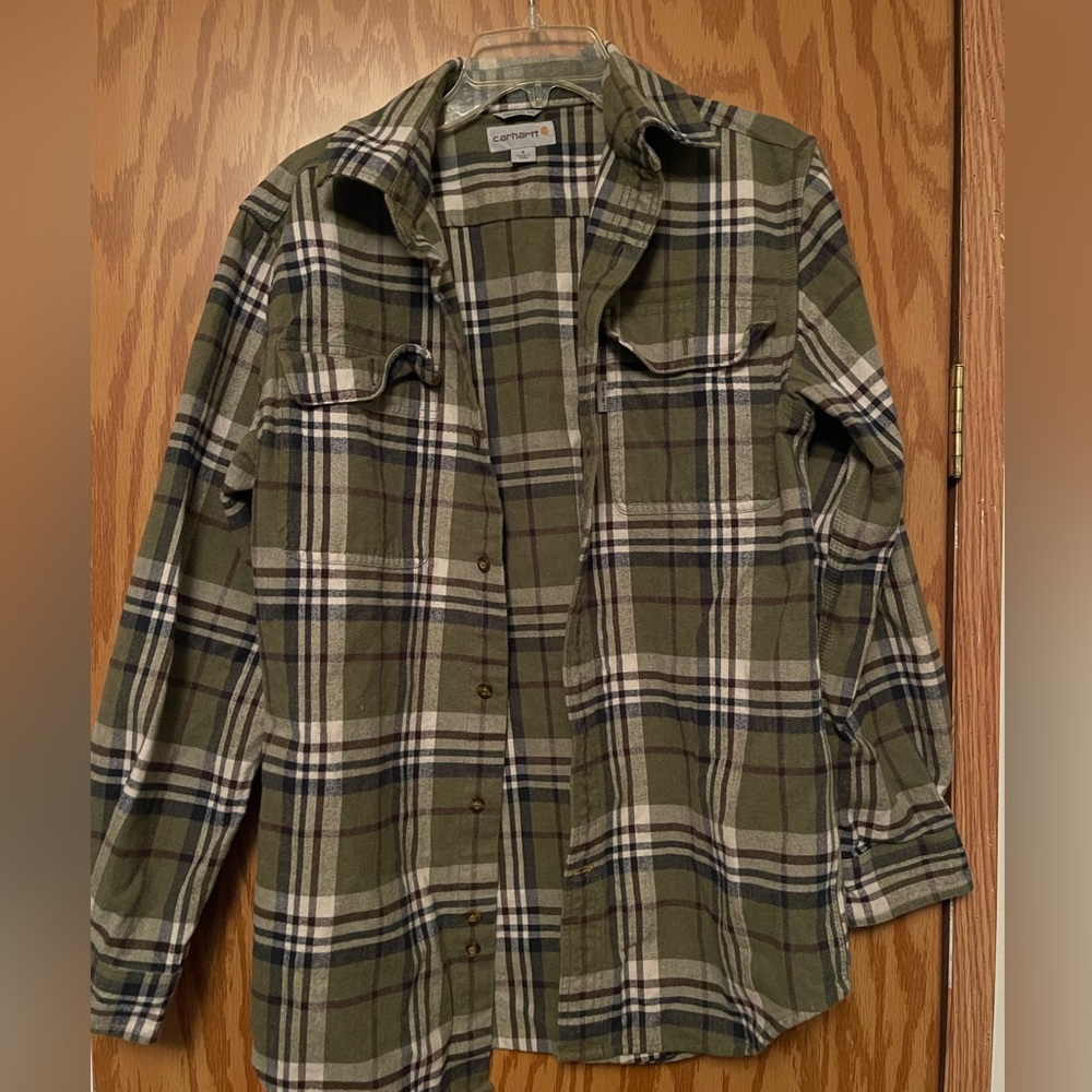 Dark Green Flannel